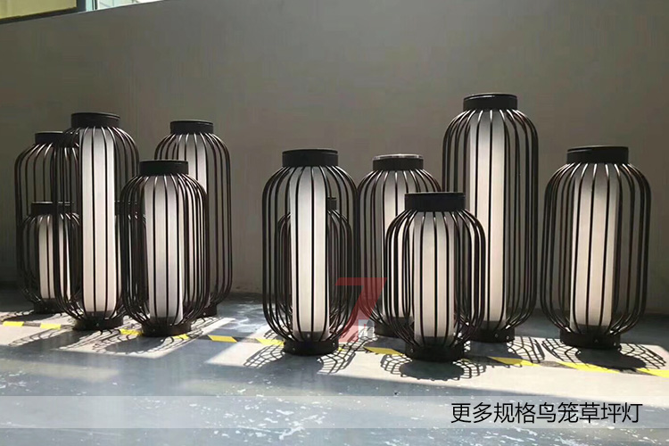 更多鳥籠草坪燈規格系列產品展示