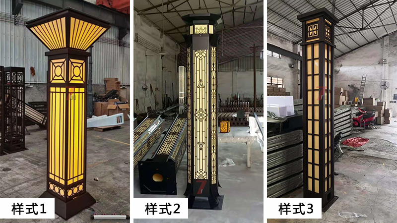 (QDJGDZ-030)新中式庭院方形矮柱裝飾景觀燈更多款式選型1